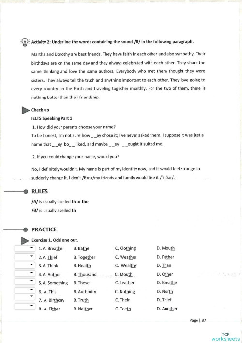 BASIC - HW UNIT 10。互动练习册 | TopWorksheets