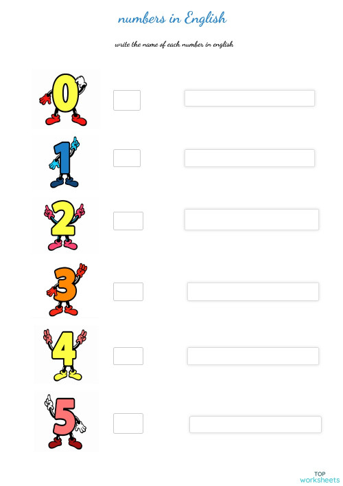 numbers interactive worksheets and online exercises topworksheets
