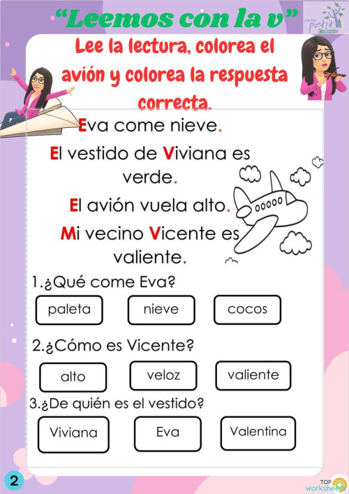 Sopa de letras con 