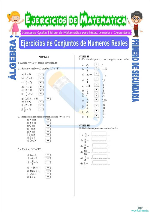 Sumas Y Restas 1er Grado Ficha Interactiva Topworksheets