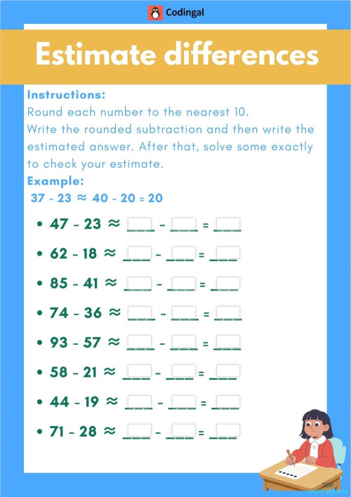 M_G03M12L26_WC03_Estimate differences. Interactive worksheet ...