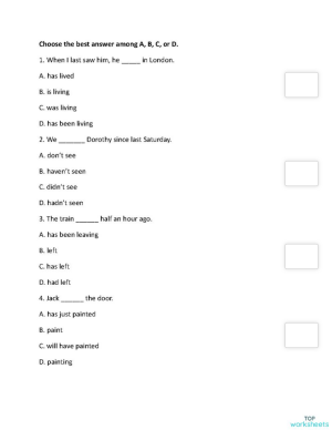 Year 13: interactive worksheets and online exercises | TopWorksheets
