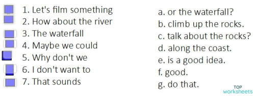 Match the sentences PP6 25.02.2023. Interactive worksheet | TopWorksheets