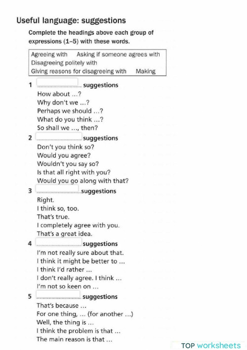 Fce speaking part 3. Interactive worksheet | TopWorksheets