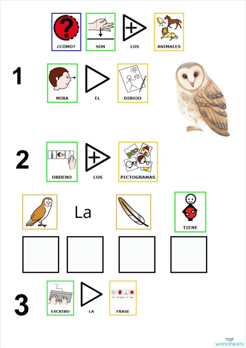 Lecto-escritura: fichas interactivas y ejercicios online | TopWorksheets