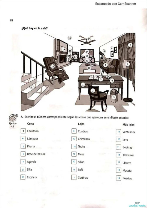 Adjetivos Demostrativos Ficha Interactiva Topworksheets Nbkomputer