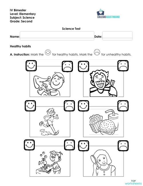 Science Final Test. Interactive worksheet | TopWorksheets