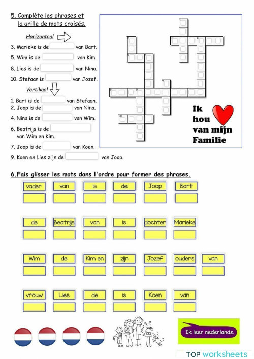 Interactive worksheets and online exercises in dutch | TopWorksheets