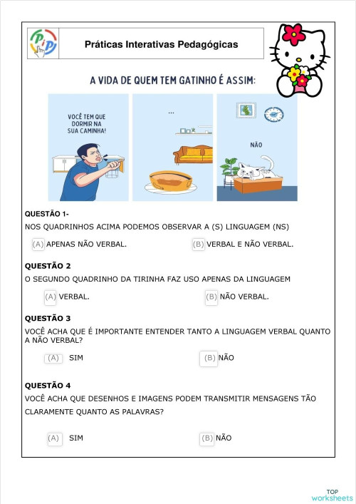 Inferir informação em texto exclusivamente verbal com base numa ...
