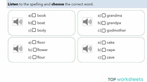 L10 - A2 - Alphabet, Spelling, Listening. Interactive worksheet ...