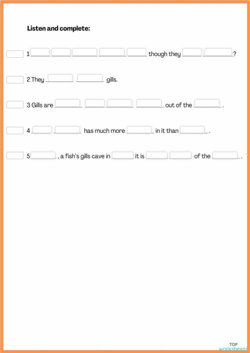 Listening 3rd grade. Interactive worksheet | TopWorksheets