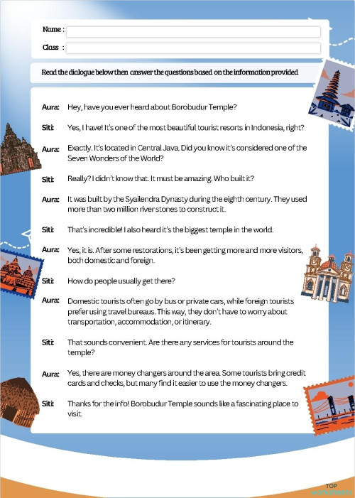 Descriptive Text Individual Assessment. Interactive worksheet ...
