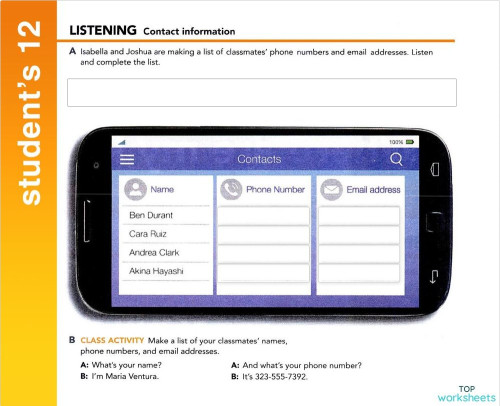 IC001 Student's 12. Interactive worksheet | TopWorksheets