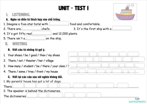 Grade 6 Unit 1 Test 1 Interactive Worksheet Topworksheets Grade 6 Unit 1 Test 1 Interactive Worksheet Topworksheets