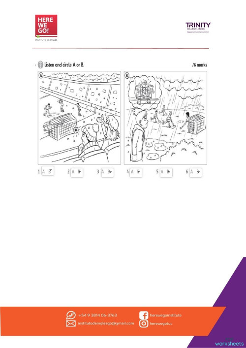 JUNIORS IV TT LISTENING- FIRST TERM EXAM 2.022 (Copia). Interactive ...