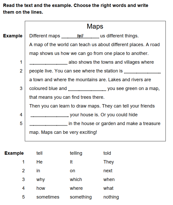 Mover reading writing 2. Bài tập tương tác | TopWorksheets