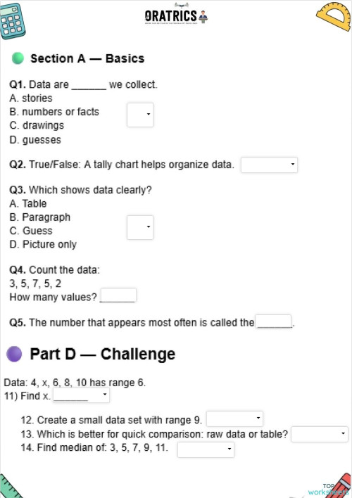 Grade 6 63 2. Interactive worksheet | TopWorksheets