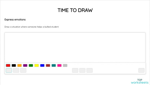 TIME TO DRAW. Interactive worksheet | TopWorksheets