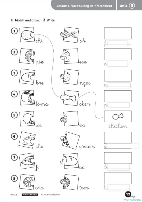 Vocabulary Interactive Worksheet Topworksheets