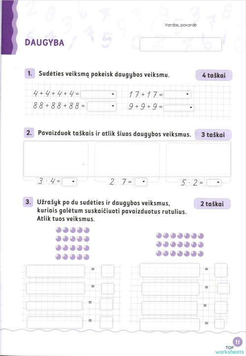 Matematika: interactive worksheets and online exercises | TopWorksheets