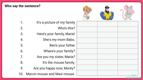 KBNG104 - 612. Interactive worksheet | TopWorksheets