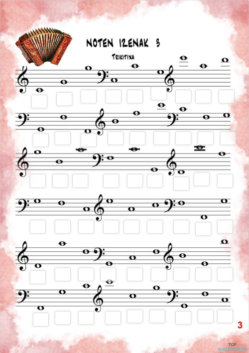 4. Maila TRIKIA 3. Fitxa interaktiboa | TopWorksheets