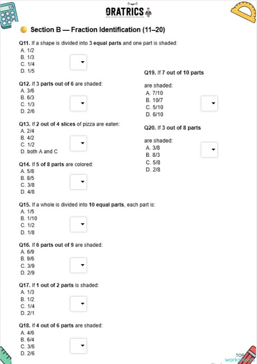Grade 3 40 2. Interactive worksheet | TopWorksheets