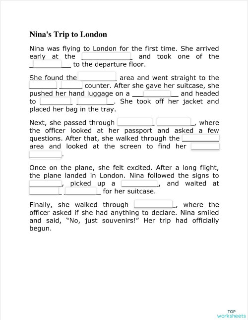 3A airports. Interactive worksheet TopWorksheets