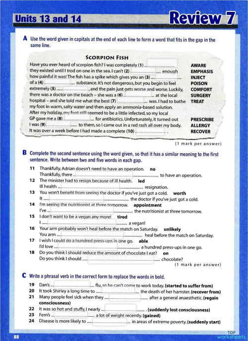 DESTINATION B2 UNIT 14 VOCABULARY visual data 3