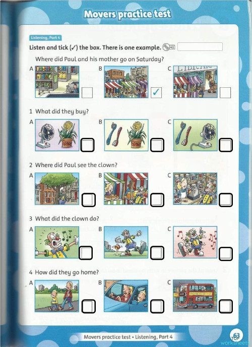 002 5th Listening Part 4 Interactive Worksheet Topworksheets