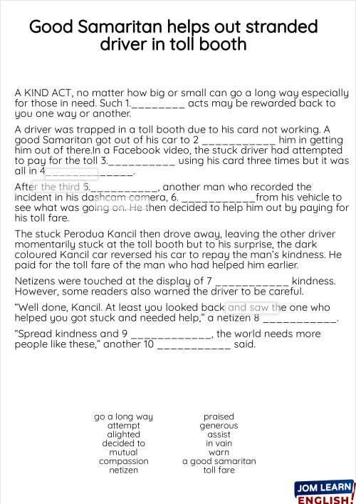 Cloze Text: interactive worksheets and online exercises | TopWorksheets
