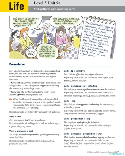 Neo Cursos Life 5 Unit 9a. Interactive worksheet | TopWorksheets