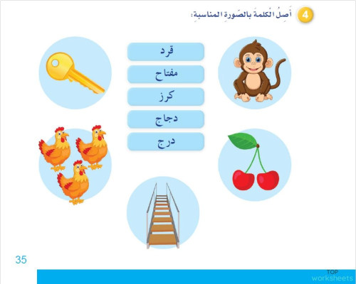 اصل الكلمات. ورقة عمل تفاعلية | TopWorksheets