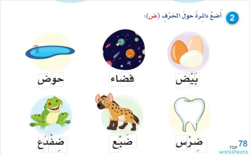 التمرين الثاني ض. ورقة عمل تفاعلية | TopWorksheets