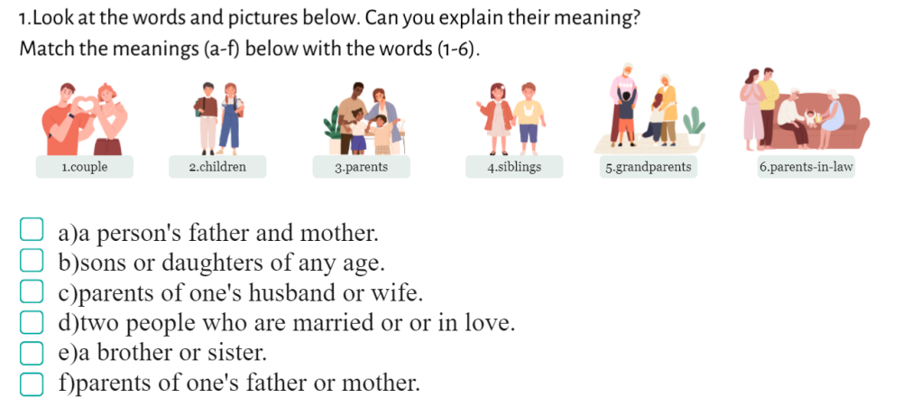 Family Homework 2. Interactive worksheet | TopWorksheets