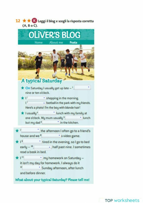 Present Simple Interactive Worksheet Topworksheets