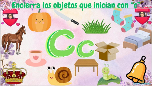Actividad Digital Objetos Letra 