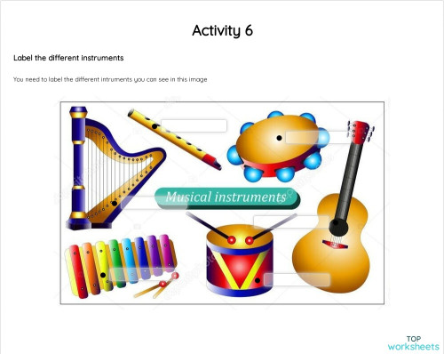 Activity 6. Interactive worksheet | TopWorksheets