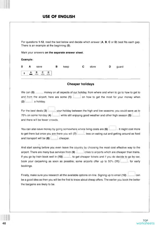 Part 4 Final Exam B2 Interactive Worksheet Topworksheets