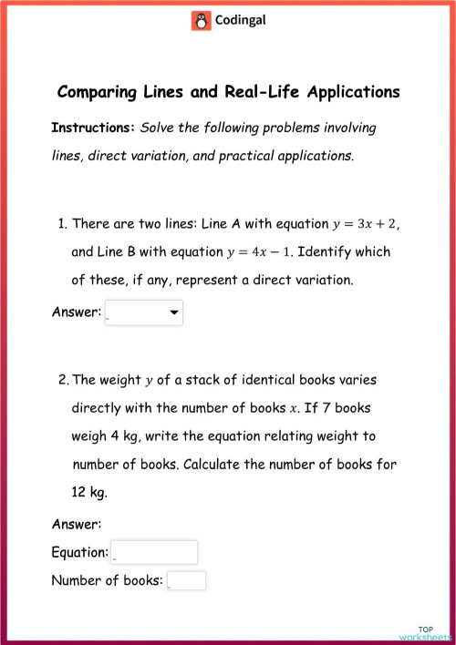 M_G08M11L29_WA02_Direct_Variation_. Interactive worksheet | TopWorksheets