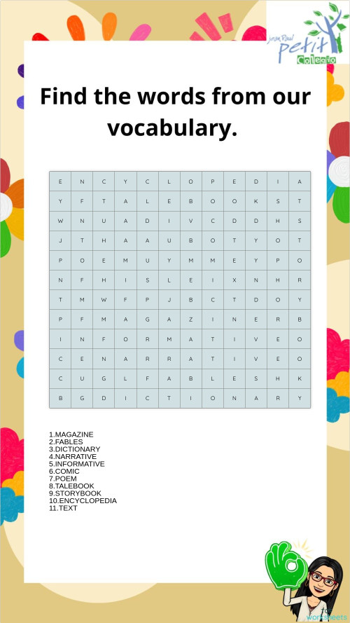 TEXTS SOUP LETTER. Ficha interactiva | TopWorksheets