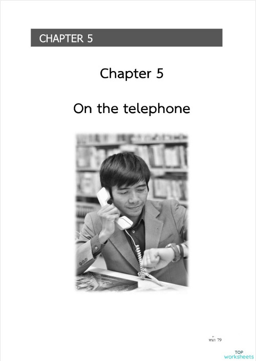 On the phone 1. Interactive worksheet | TopWorksheets