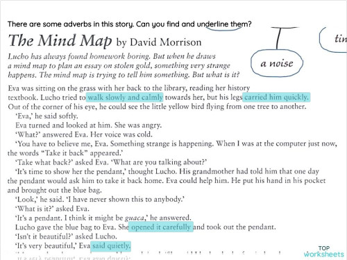 Adverbs Evaluation 2. Interactive worksheet | TopWorksheets