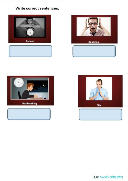 vocabulary. Interactive worksheet | TopWorksheets