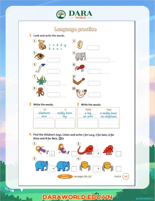 GRS_Unit 6_Page 43. Interactive worksheet | TopWorksheets
