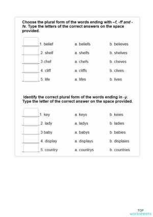 english worksheets for grade 3