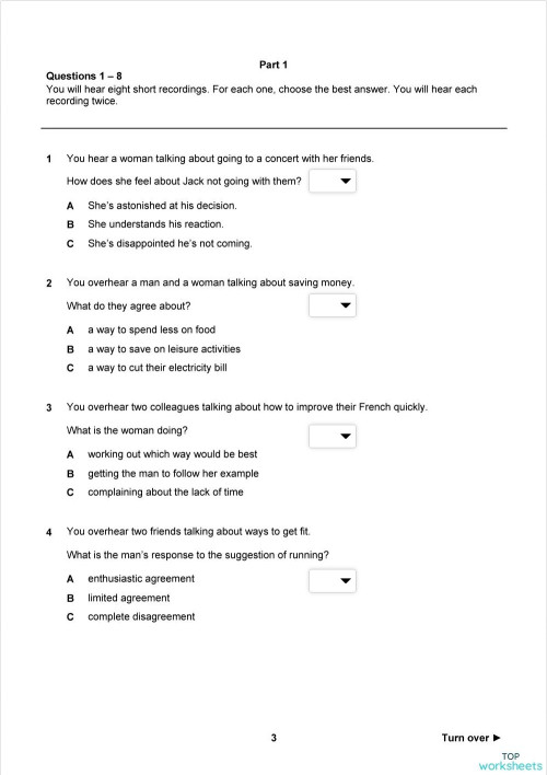 UNIT 5 PROGRESS TEST. Interactive worksheet | TopWorksheets