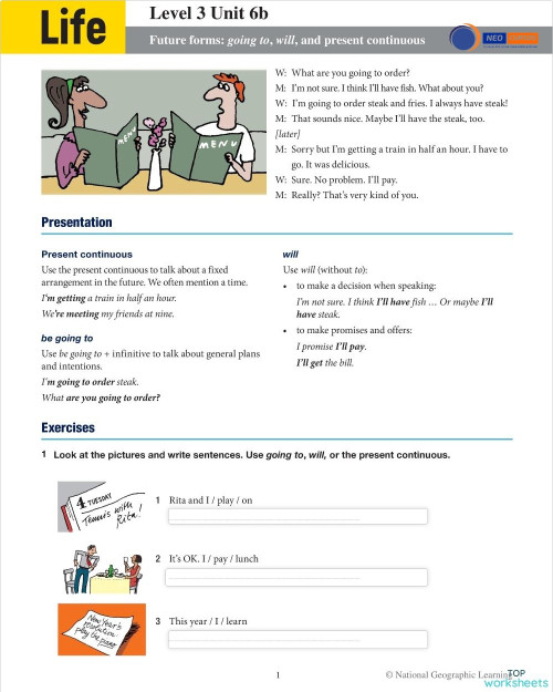 Life 3 Unit 6b. Interactive worksheet | TopWorksheets