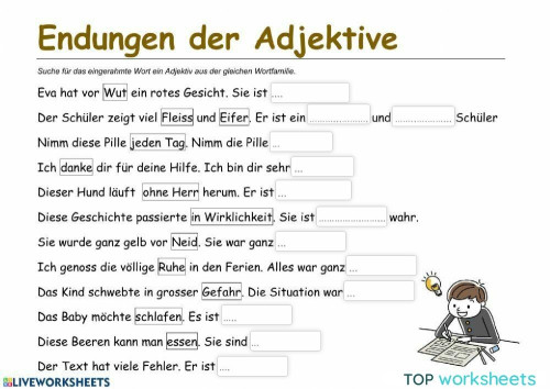 Interaktive Arbeitsblätter und Online-Übungen kostenloser Ersteller