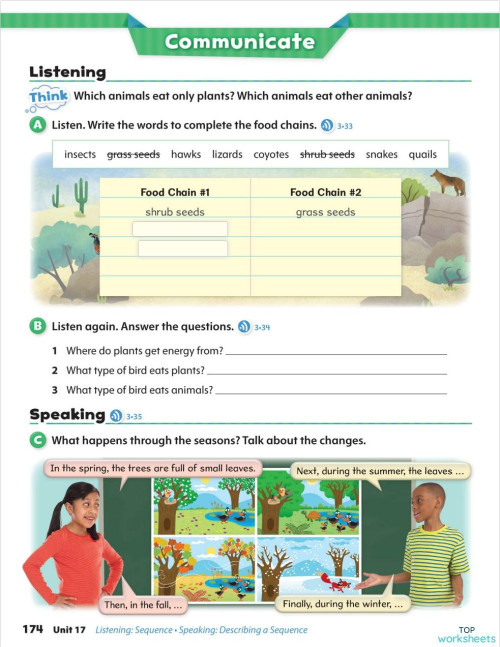 Ordinal numbers for kg. Interactive worksheet | TopWorksheets